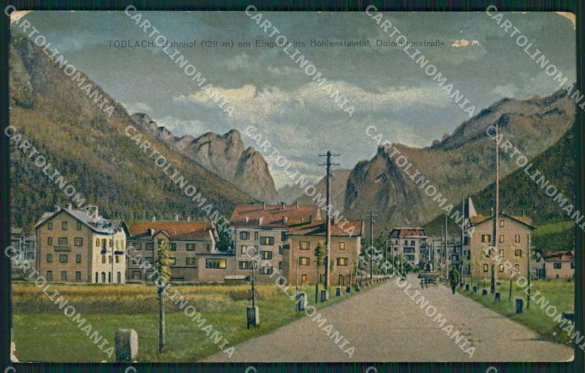 Bolzano Dobbiaco Val Pusteria ABRASA cartolina QZ8234 – fronte