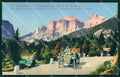 Bolzano Passo Pordoi Strada delle Dolomiti Auto cartolina QZ8241 – fronte
