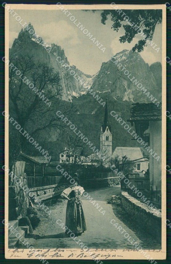 Bolzano Siusi Costumi PIEGHINA cartolina QZ8256 – fronte