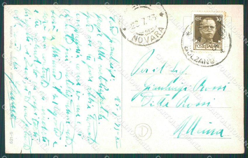 Bolzano Siusi cartolina QZ8259 – retro