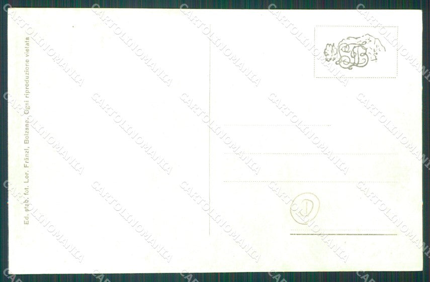 Bolzano Siusi Castelrotto Cima Santner Costumi Foto cartolina QZ8262 – retro