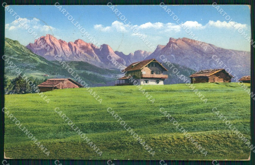 Bolzano Castelrotto Alpe di Siusi Rifugio Monte Pana cartolina QZ8269 – fronte