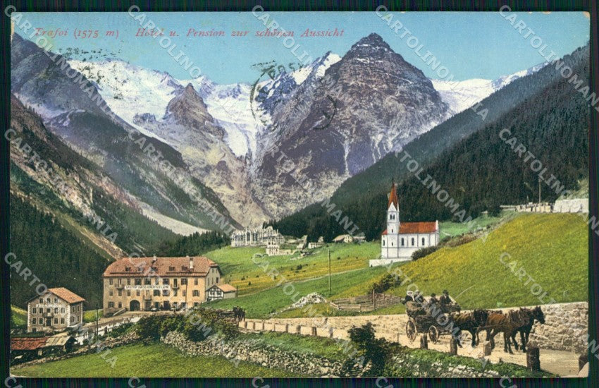 Bolzano Stelvio Trafoi Diligenza cartolina QZ8280 – fronte