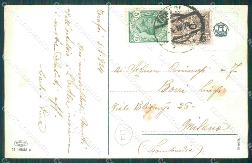 Bolzano Stelvio Trafoi Diligenza cartolina QZ8280 – retro