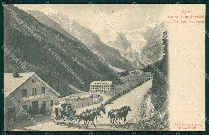 Bolzano Stelvio Trafoi Diligenza cartolina QZ8281 – fronte
