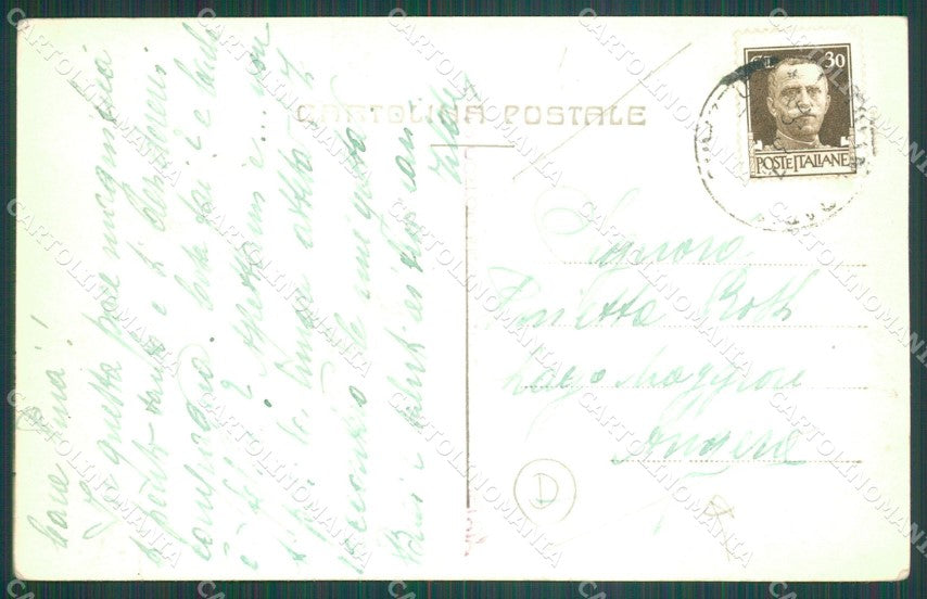 Bolzano Val Badia Cavalli PIEGHE Foto cartolina QZ8293 – retro
