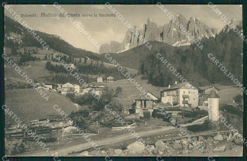 Bolzano Funes cartolina QZ8299 – fronte
