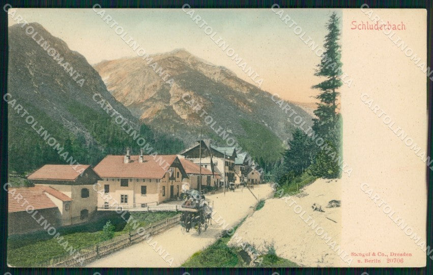 Bolzano Dobbiaco Carbonin Val di Landro cartolina QZ8302 – fronte