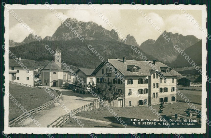 Bolzano San Candido San Giuseppe Val Pusteria Foto cartolina QZ8307 – fronte