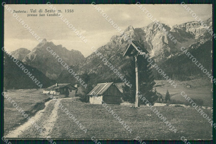 Bolzano San Candido Val Pusteria cartolina QZ8309 – fronte