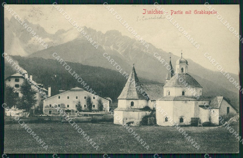 Bolzano San Candido Val Pusteria cartolina QZ8314 – fronte