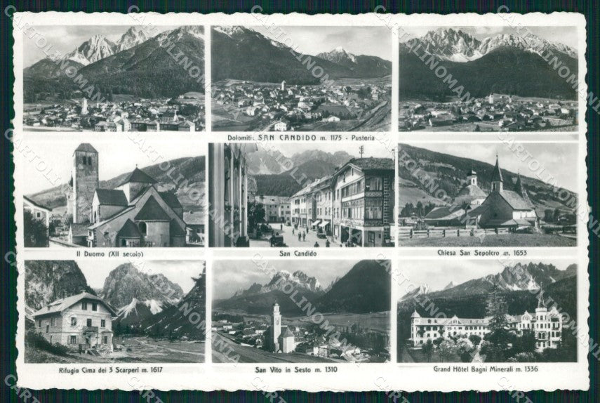 Bolzano San Candido Val Pusteria Foto cartolina QZ8315 – fronte