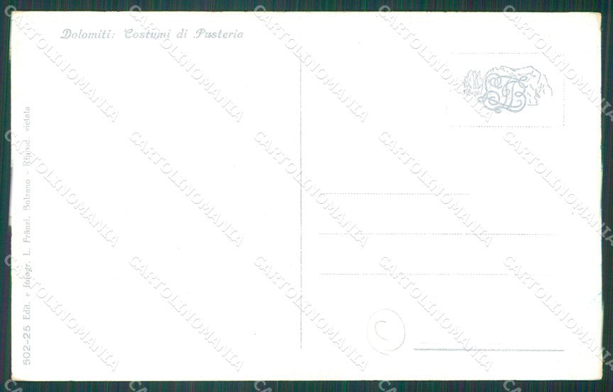 Bolzano Val Pusteria Cosumi cartolina QZ8330 – retro