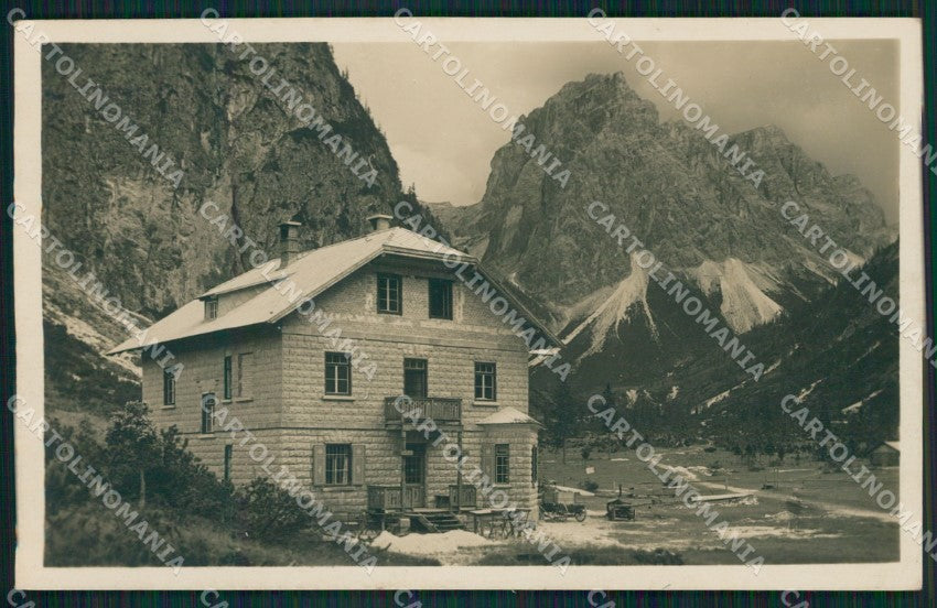 Bolzano San Candido Val Pusteria Rifugio Cime Tre Scarperi Foto cartolina QZ8338 – fronte
