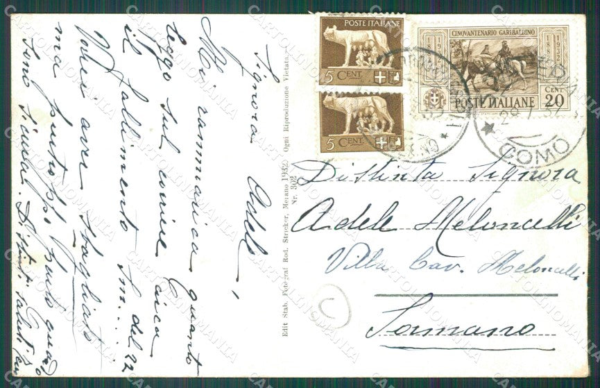 Bolzano Falzes Val Passiria cartolina QZ8343 – retro
