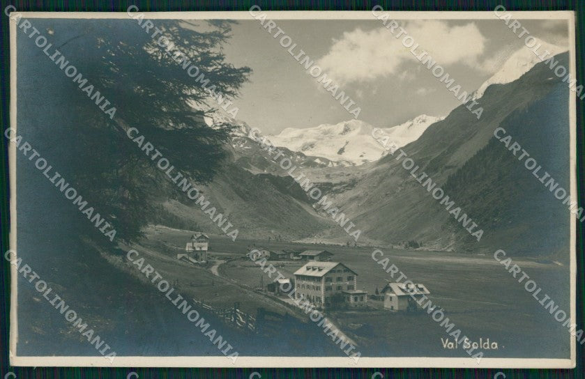 Bolzano Stelvio Val Solda Foto cartolina QZ8362 – fronte