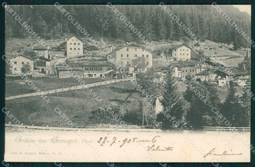 Bolzano Stelvio Gomagoi cartolina QZ8367 – fronte