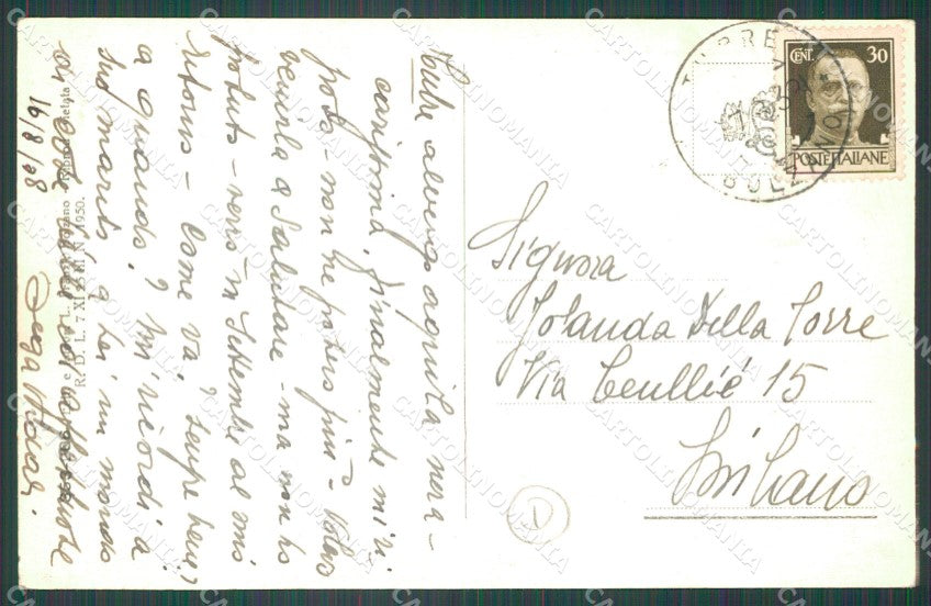 Bolzano Tubre Val Venosta cartolina QZ8381 – retro
