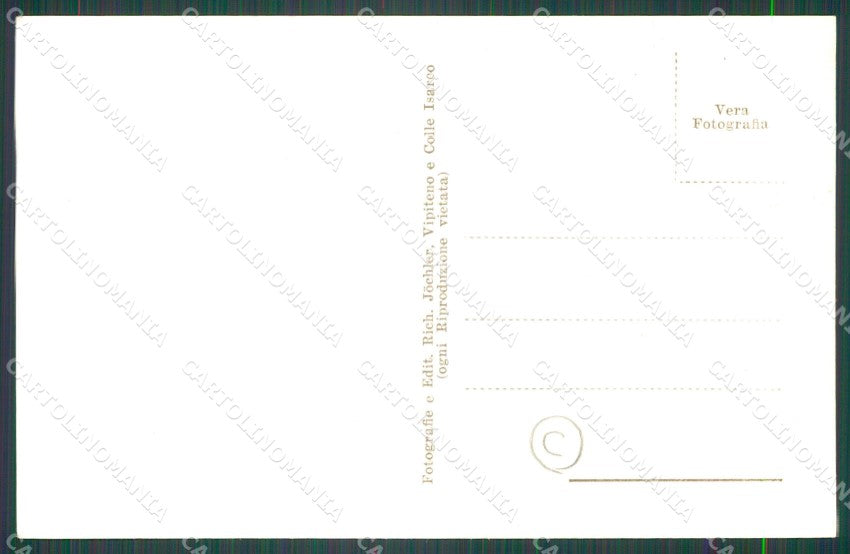 Bolzano Vipiteno Foto cartolina QZ8389 – retro