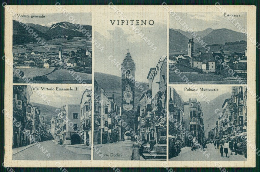 Bolzano Vipiteno cartolina QZ8394 – fronte