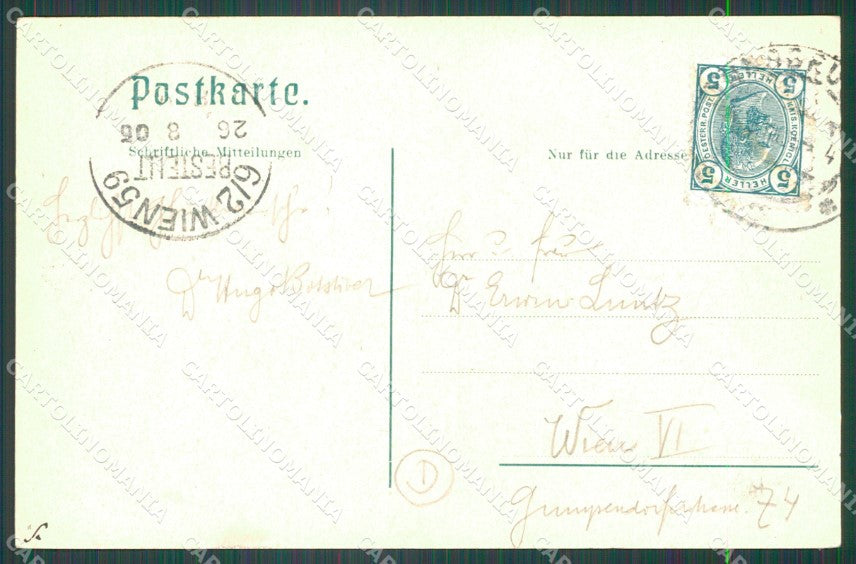 Bolzano Vipiteno cartolina QZ8398 – retro
