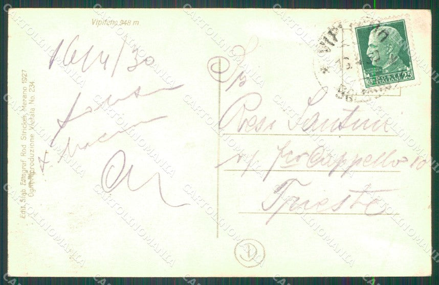 Bolzano Vipiteno Foto cartolina QZ8399 – retro