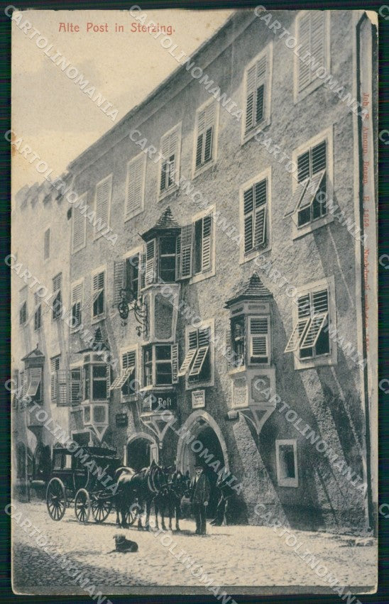 Bolzano Vipiteno Posta Diligenza cartolina QZ8413 – fronte