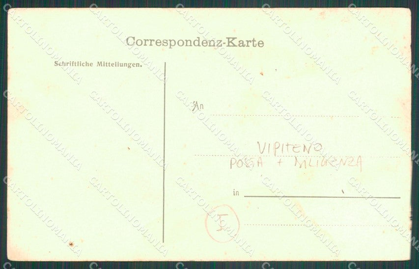 Bolzano Vipiteno Posta Diligenza cartolina QZ8413 – retro