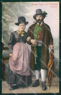 Bolzano Brixental Alto Adige Costumi cartolina QZ8416 – fronte