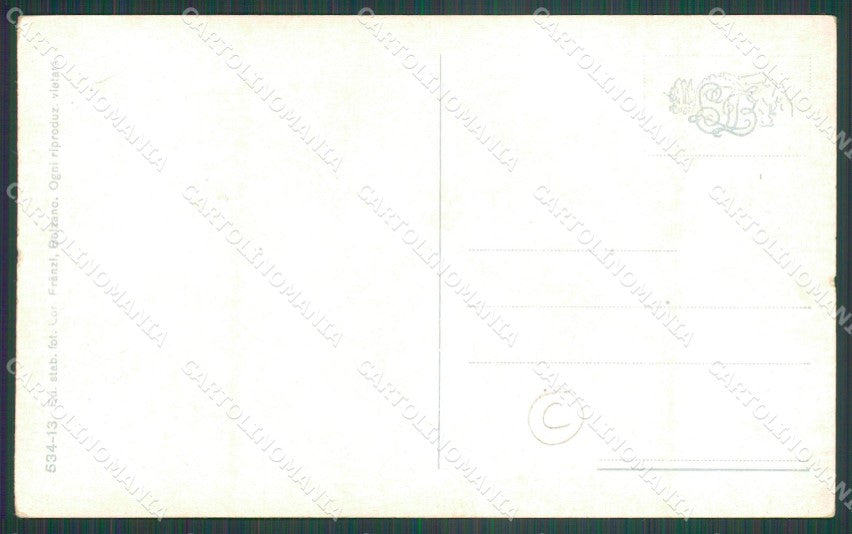 Bolzano Valdagno Alto Adige Costumi cartolina QZ8417 – retro