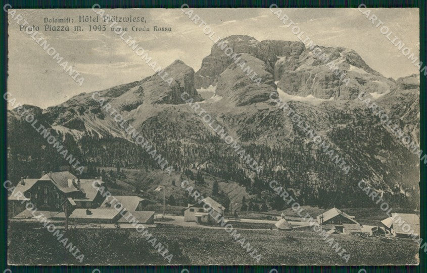 Bolzano Braies Prato Piazza cartolina QZ8425 – fronte