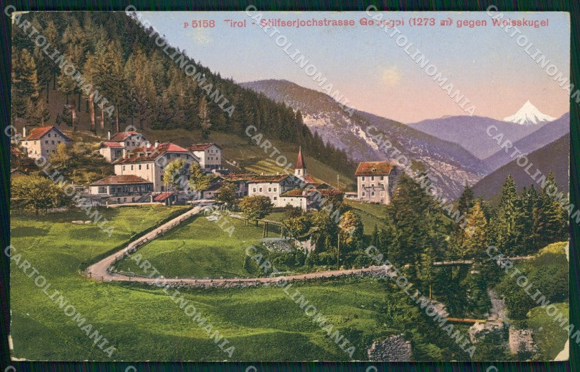 Bolzano Stelvio Gomagoi cartolina QZ8432 – fronte
