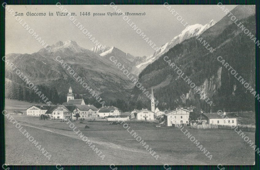 Bolzano Vizze San Giacomo di cartolina QZ8436 – fronte