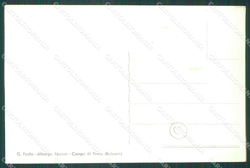 Bolzano Campo di Trens cartolina QZ8438 – retro
