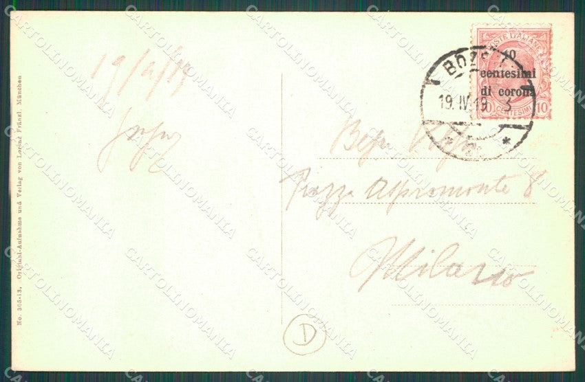 Bolzano Appiano cartolina QZ8444 – retro