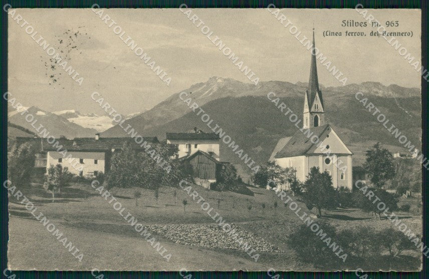 Bolzano Campo di Trens Stilves PIEGHE cartolina QZ8445 – fronte