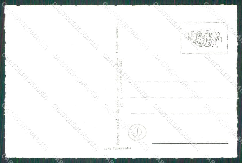 Bolzano Appiano Foto cartolina QZ8456 – retro