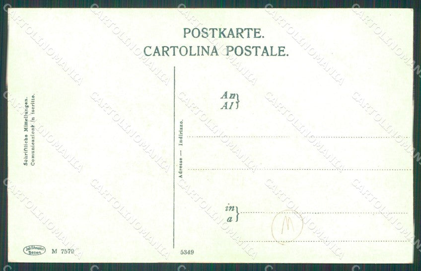 Bolzano Dobbiaco Passo Tre Croci Marmolada cartolina QZ8463 – retro