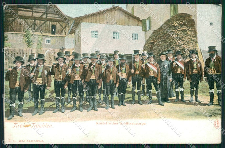 Bolzano Castelrotto Schutzencorp cartolina QZ8467 – fronte