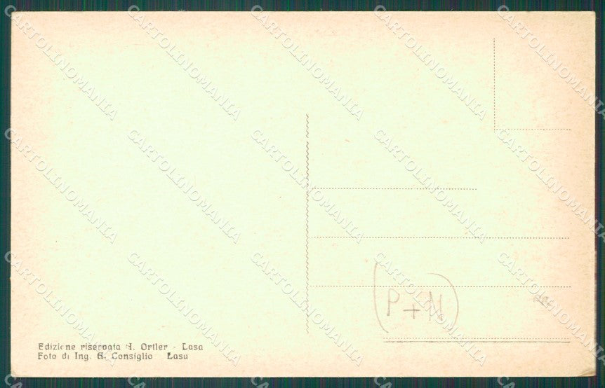 Bolzano Lasa Laboratorio Marmi cartolina QZ8468 – retro