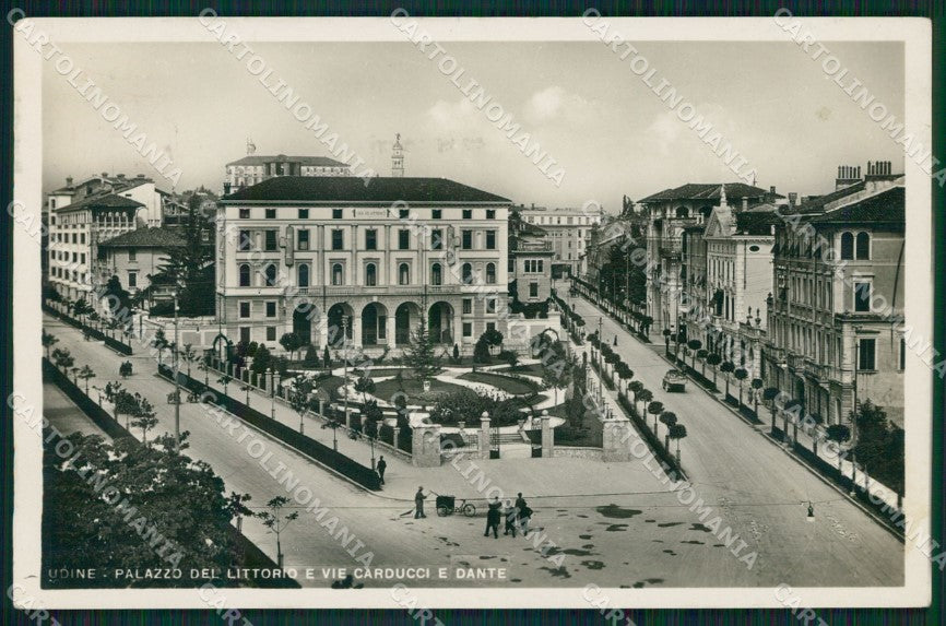 Udine Città Palazzo del Littorio Fascismo Foto cartolina QZ8527 – fronte