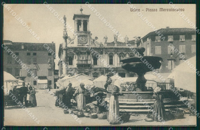 Udine Città Mercato cartolina QZ8590 – fronte