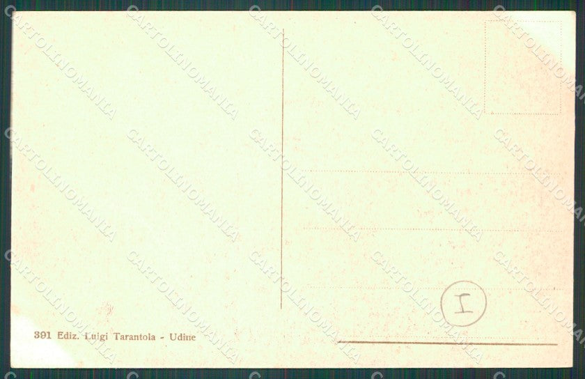 Udine Città Mercato cartolina QZ8590 – retro