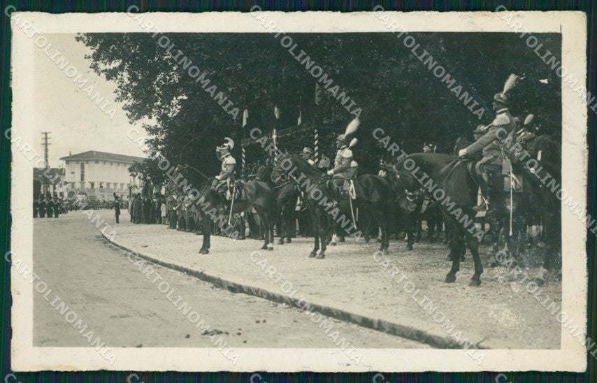 Udine Città Duca di Bergamo Militari PIEGA Foto cartolina QZ8611 – fronte