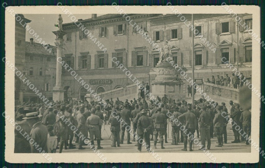Udine Città Banda Musicale Austriaca Militari Foto cartolina QZ8620 – fronte