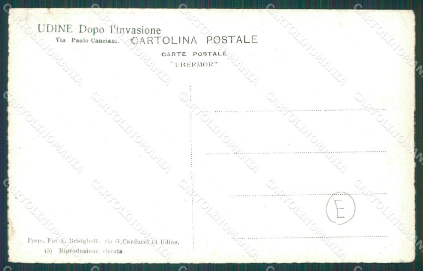 Udine Città Militari Foto cartolina QZ8623 – retro