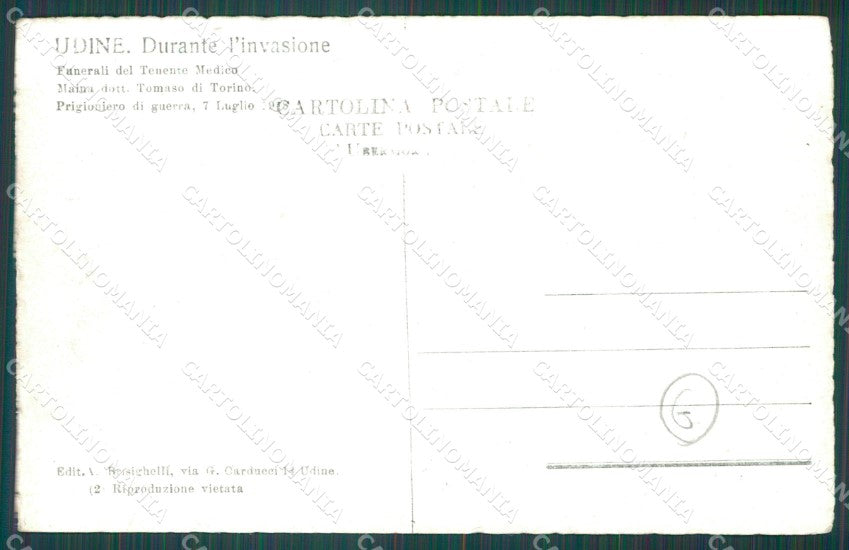 Udine Città Militari Foto cartolina QZ8636 – retro