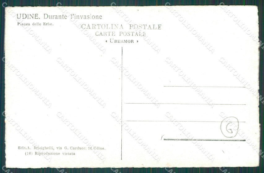 Udine Città Militari Foto cartolina QZ8648 – retro