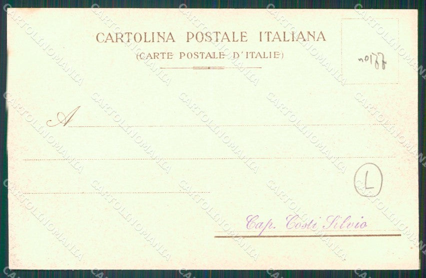 Udine Città Caccia al Daino Militari cartolina QZ8655 – retro