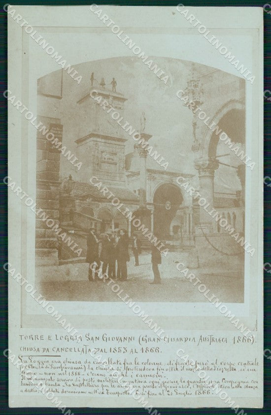 Udine Città Militari Commemorativa Foto cartolina QZ8663 – fronte